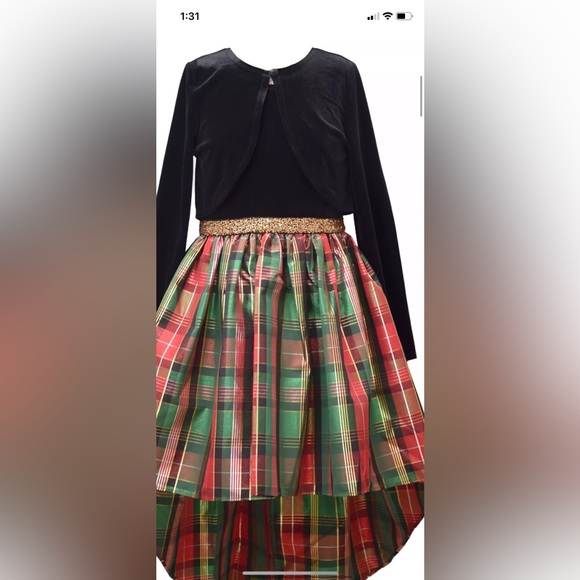 Girls beautiful dress for the holiday with jacket - Picture 1 of 5